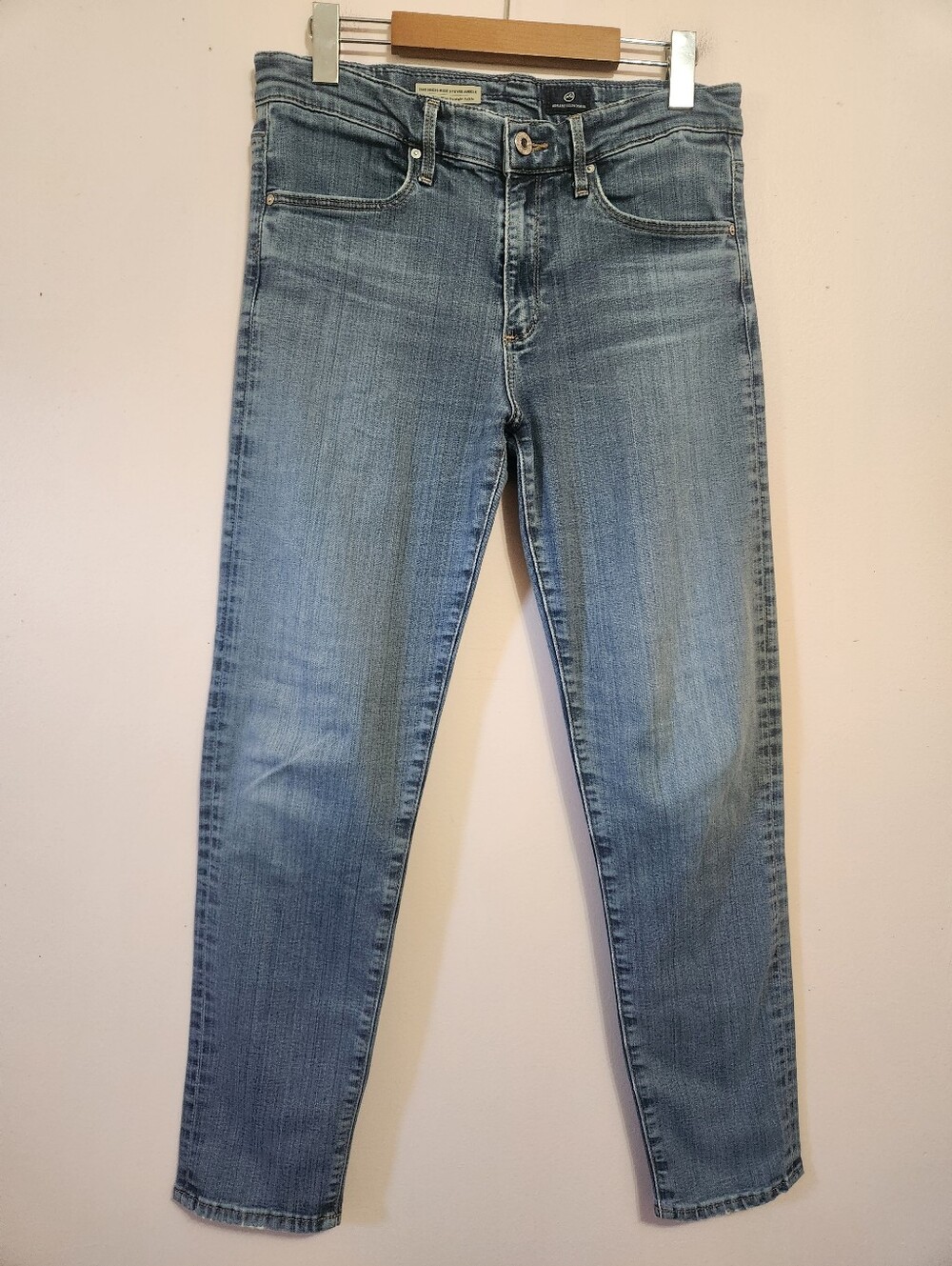AG Adriano Goldschmied The High-Rise Stevie Ankle Jeans Medium Wash Size 29R